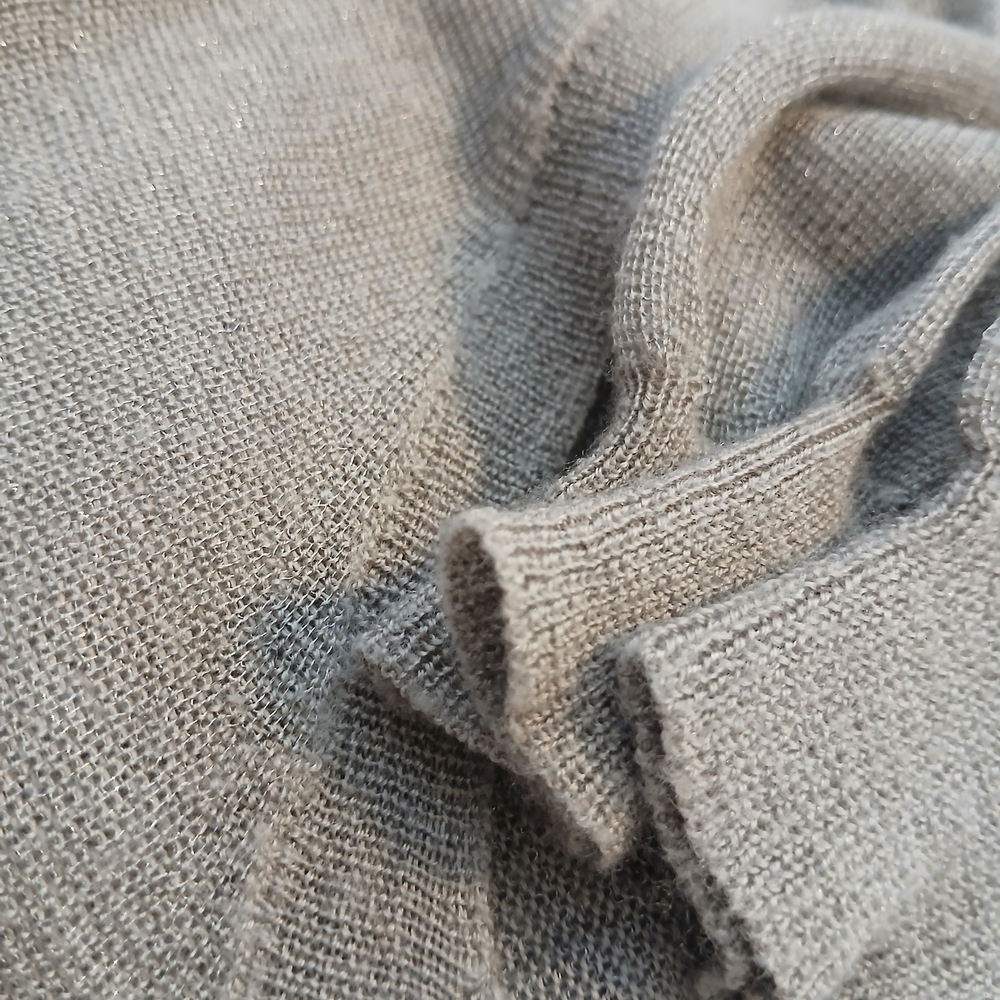 Pezerico Gray V-Neck Sweater - Picture 8 of 10